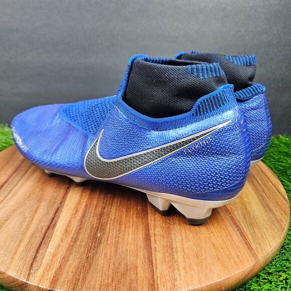 Nike Phantom VSN Vision Elite DF FG ACC Soccer Cleats Blue Size 10 AO3262-400 main image 4